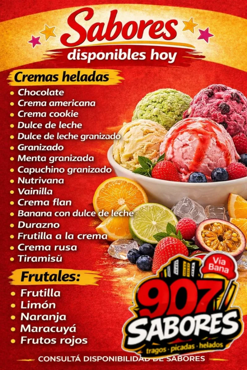 Sabores De Helado